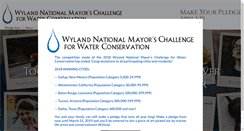 Desktop Screenshot of mywaterpledge.com