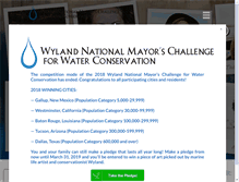 Tablet Screenshot of mywaterpledge.com